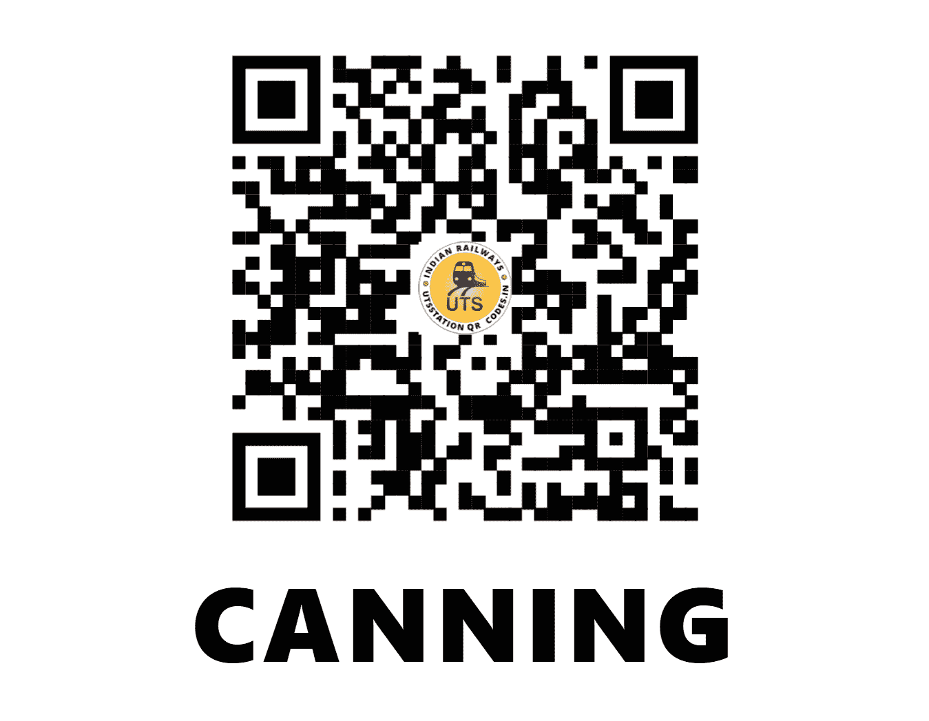 UTS QR Code for CANNING - CG (ER - WEST BENGAL)